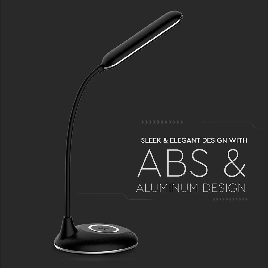 Lampe de table LED dimmable LED/5W/230V avec charge sans fil