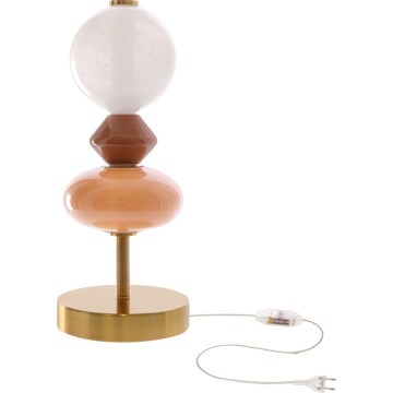 Lampe de table LED FLORES LED/10W/230V dorée/orange/marron