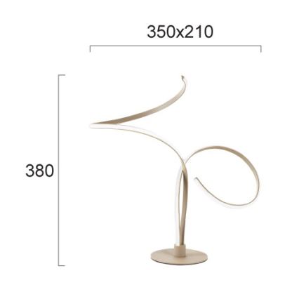 Lampe de table LED IVANA LED/5W/230V beige