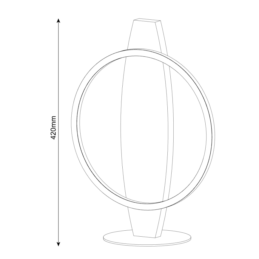 Lampe de table LED MELISA LED/10W/230V en pin
