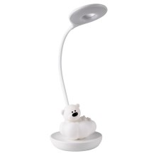 Lampe de table LED pour enfant à intensité variable BEAR LED/2,5W/230V blanc