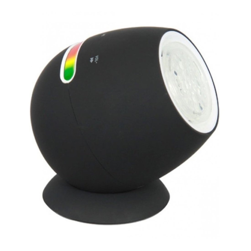 Lampe de table LED RGB avec haut-parleur RANEX 1xLED/1W
