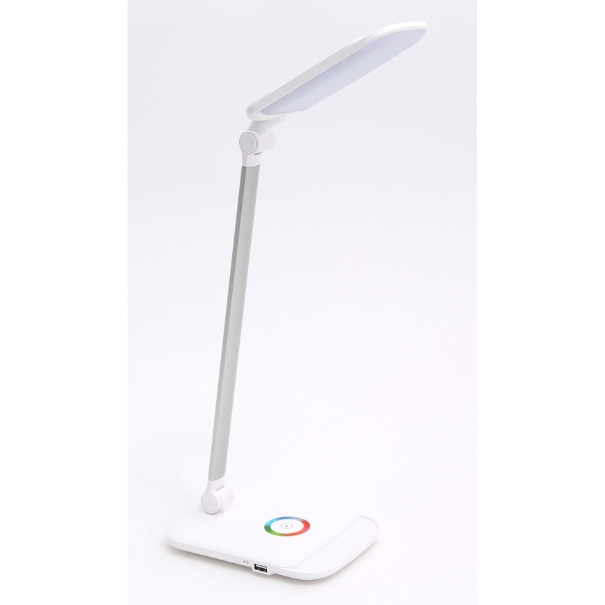 Lampe de table LED RGB tactile à intensité variable LED / 18W / 230V + USB