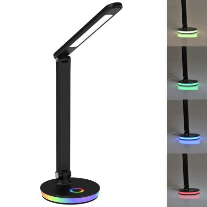 Lampe de table tactile LED RGBW à intensité variable NEPTUN LED/7W/230V noir