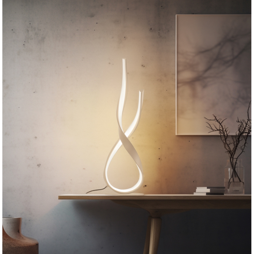 Lampe de table LED RIBBON LED/21W/230V beige