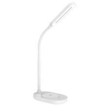 Lampe de table LED tactile à intensité variable avec chargement sans fil OCTAVIA LED/7W/230V blanche