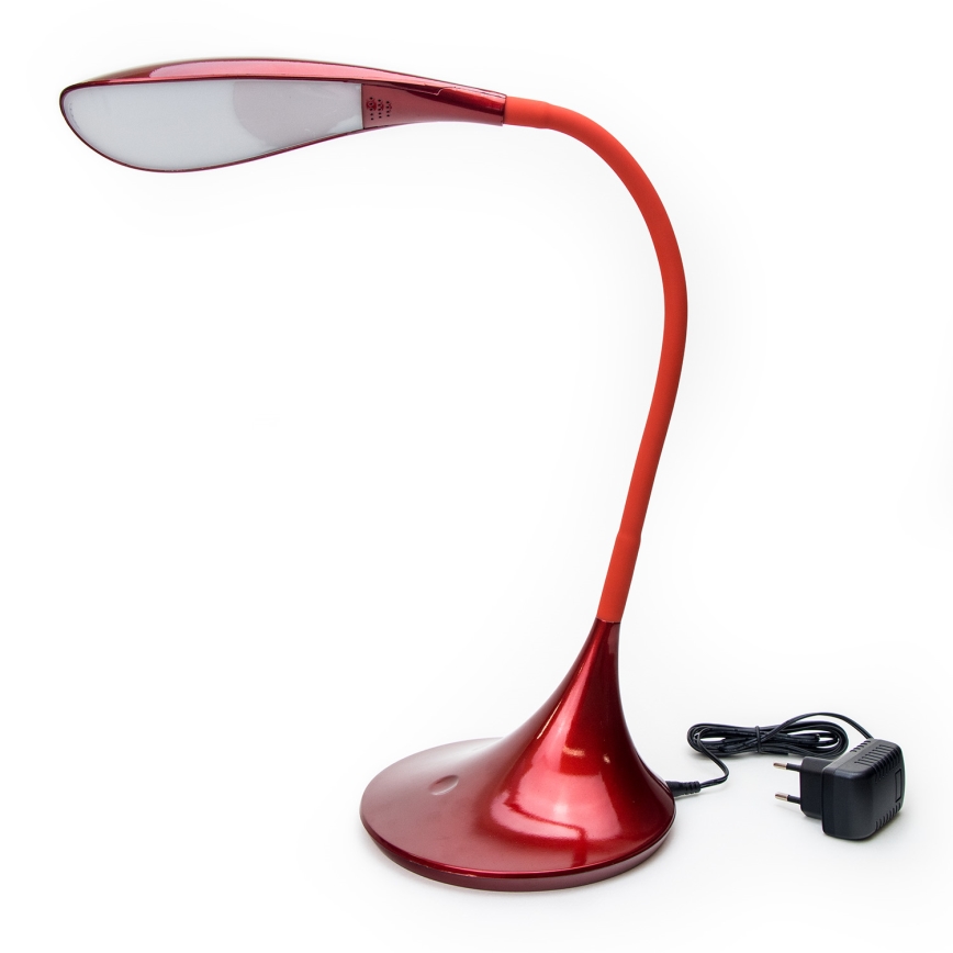 Lampe de table LED tactile à intensité variable VIPER LED/5,5W/230V rouge