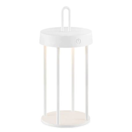 Lampe de table LED tactile rechargeable d'extérieur dimmable GENTLE LED/1,5W/3,7V 3000 mAh IP44 blanche