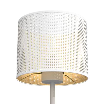 Lampe de table LOFT SHADE 1xE27/60W/230V d. 18 cm blanc/doré