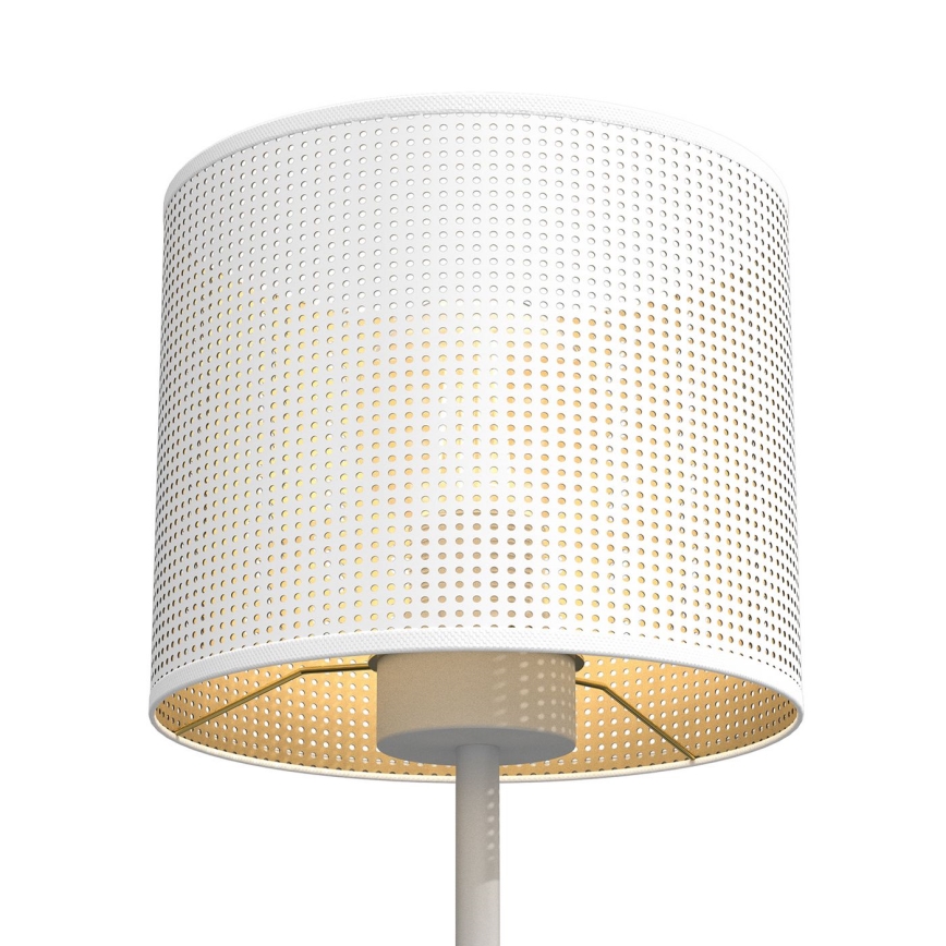 Lampe de table LOFT SHADE 1xE27/60W/230V d. 18 cm blanc/doré