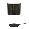 Lampe de table LOFT SHADE 1xE27/60W/230V d. 18 cm noir/doré
