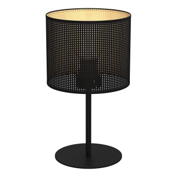 Lampe de table LOFT SHADE 1xE27/60W/230V d. 18 cm noir/doré