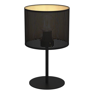 Lampe de table LOFT SHADE 1xE27/60W/230V d. 18 cm noir/doré