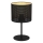 Lampe de table LOFT SHADE 1xE27/60W/230V d. 18 cm noir/doré