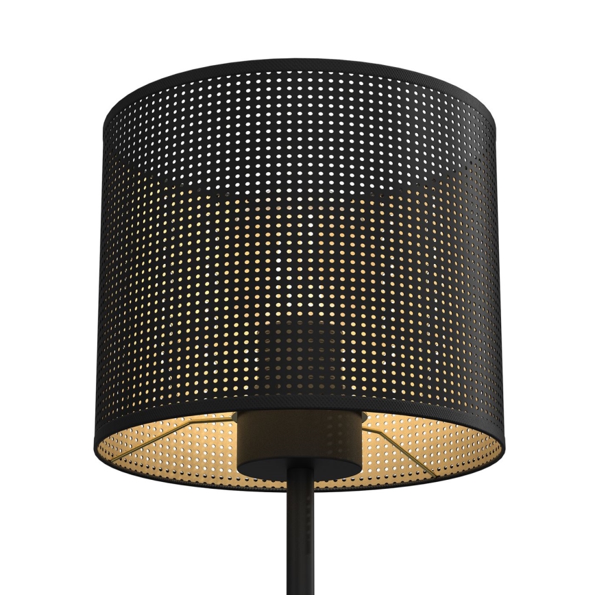 Lampe de table LOFT SHADE 1xE27/60W/230V d. 18 cm noir/doré
