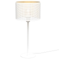 Lampe de table LOFT SHADE 1xE27/60W/230V d. 25 cm blanc/doré