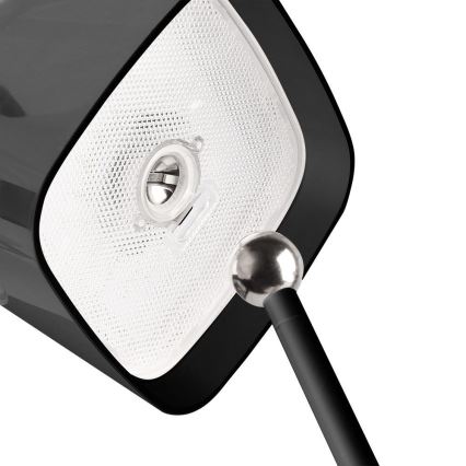 Lampe de table magnétique solaire à intensité variable rechargeable LED/5W/5V 3000-6000K 3600 mAh IP65 noir