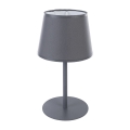 Lampe de table MAJA 1xE27/15W/230V grise