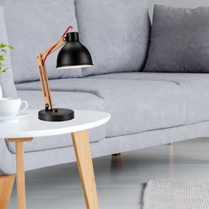 Lampe de table MARCELLO 1xE27/60W/230V hêtre