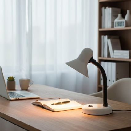 Lampe de table MENTOR 1xE27/15W/230V blanche