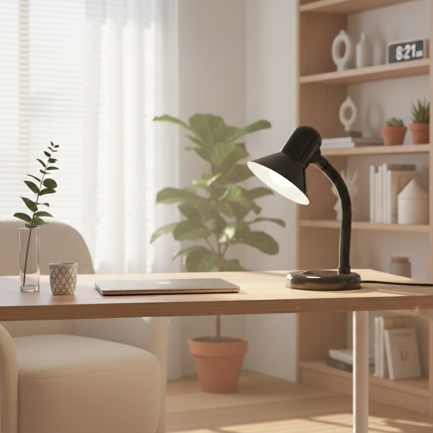 Lampe de table MENTOR 1xE27/15W/230V noire