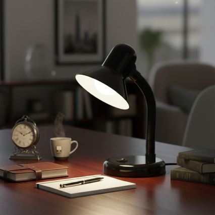 Lampe de table MENTOR 1xE27/15W/230V noire