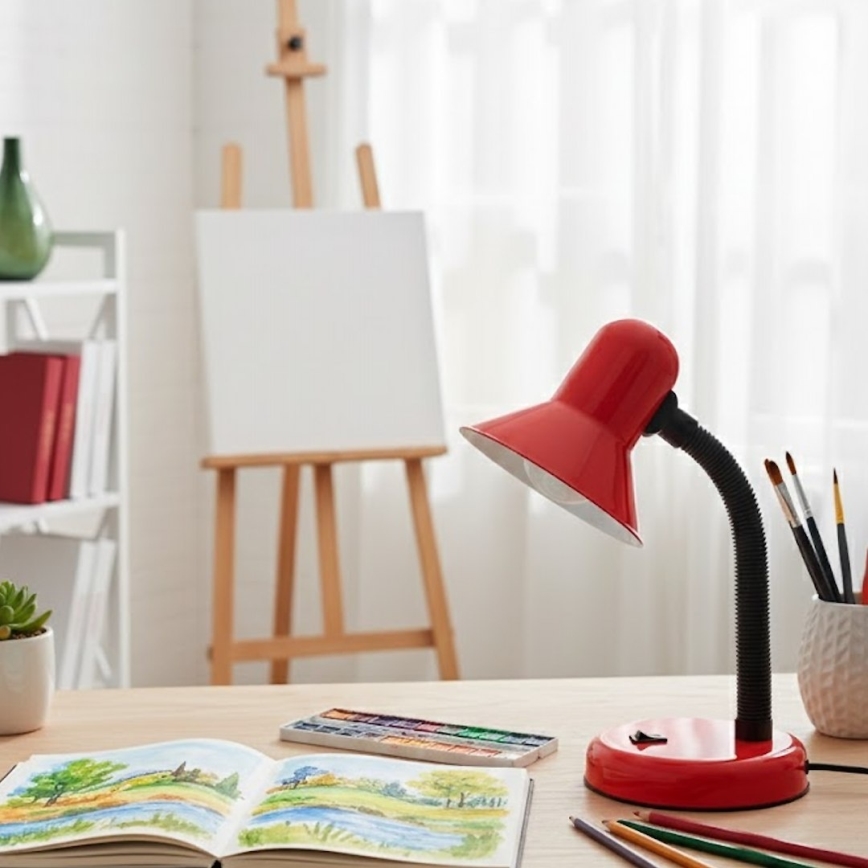Lampe de table MENTOR 1xE27/15W/230V rouge