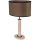 Lampe de table MERCEDES 1xE27/40W/230V 60 cm marron/chêne