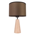 Lampe de table MERCEDES 1xE27/40W/230V Ø 43 cm brun/chêne