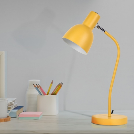 SOMMARLÅNKE Lampe de table à LED, jaune mini/à pile extérieur, 13