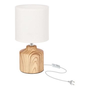 Lampe de table MINOS 1xE14/40W/230V marron/blanc