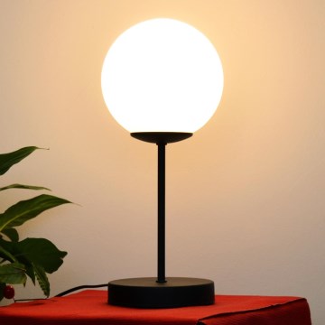 Lampe de table MOON 1xE27/15W/230V noir