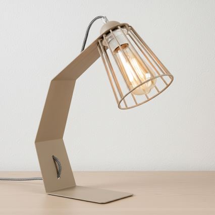 Lampe de table NANDO 1xE27/15W/230V beige
