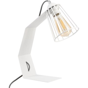 Lampe de table NANDO 1xE27/15W/230V blanche