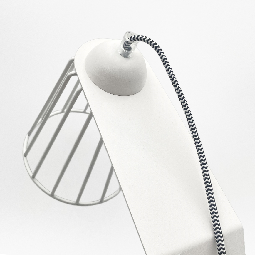 Lampe de table NANDO 1xE27/15W/230V blanche