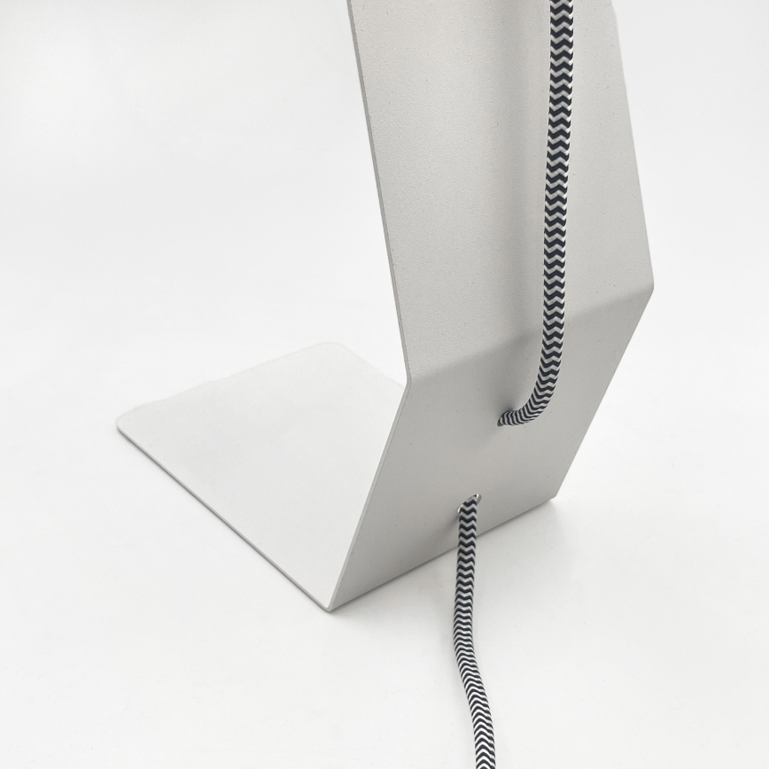 Lampe de table NANDO 1xE27/15W/230V blanche