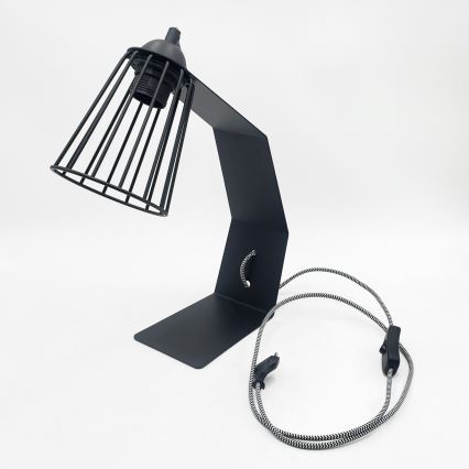 Lampe de table NANDO 1xE27/15W/230V noire