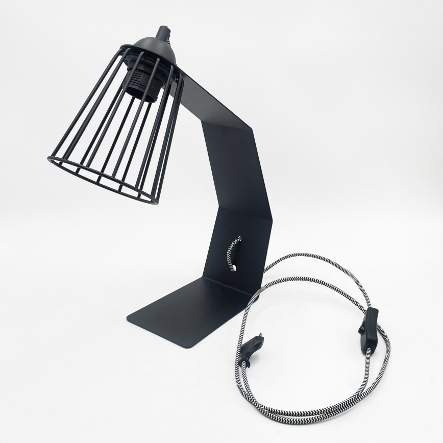 Lampe de table NANDO 1xE27/15W/230V noire