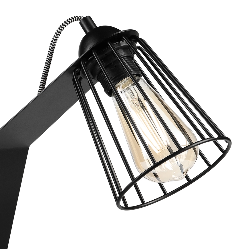 Lampe de table NANDO 1xE27/15W/230V noire