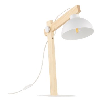 Lampe de table OSLO 1xE27/15W/230V pin/blanc
