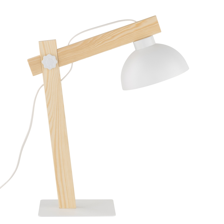 Lampe de table OSLO 1xE27/15W/230V pin/blanc