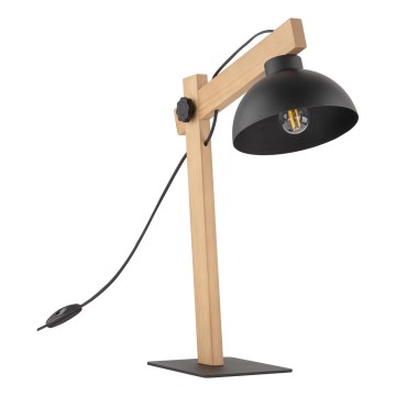 Lampe de table OSLO 1xE27/15W/230V pin/noir