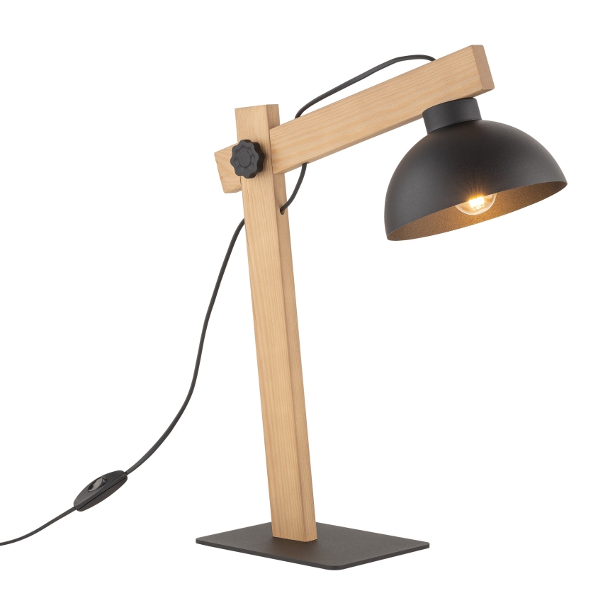 Lampe de table OSLO 1xE27/15W/230V pin/noir