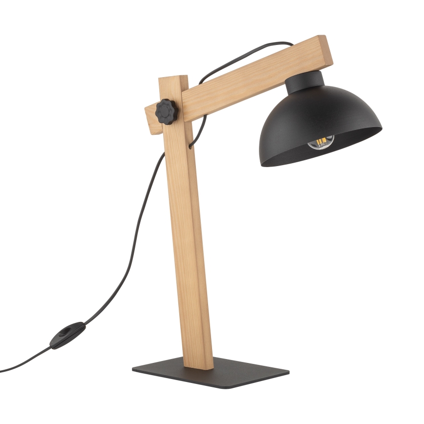 Lampe de table OSLO 1xE27/15W/230V pin/noir