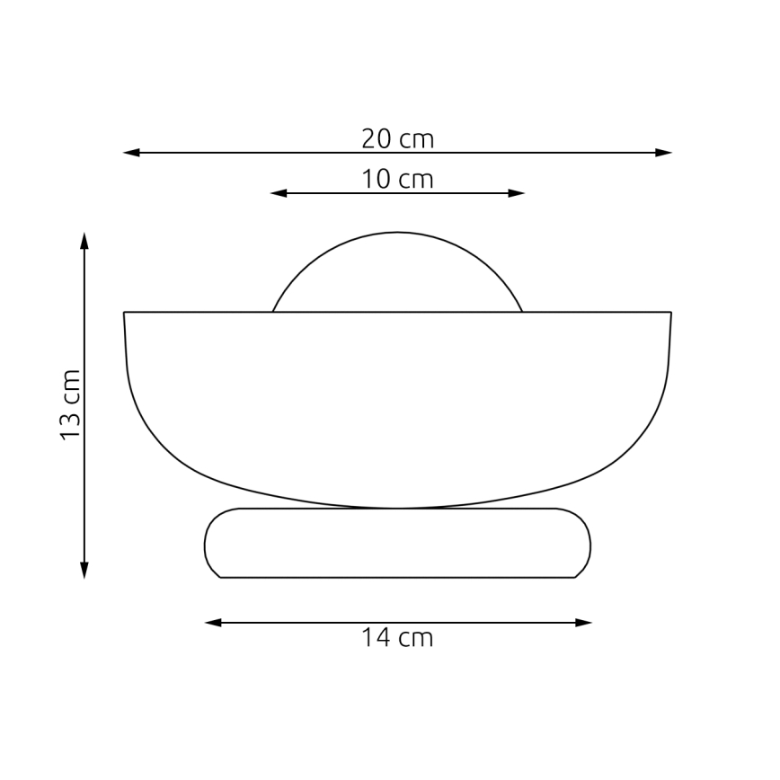 Lampe de table OZZY 1xG9/8W/230V noire