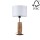 Lampe de table PINO 1xE27/40W/230V pin - certifié FSC
