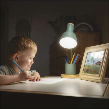 Lampe de table POPPY 1xE27/25W/230V verte