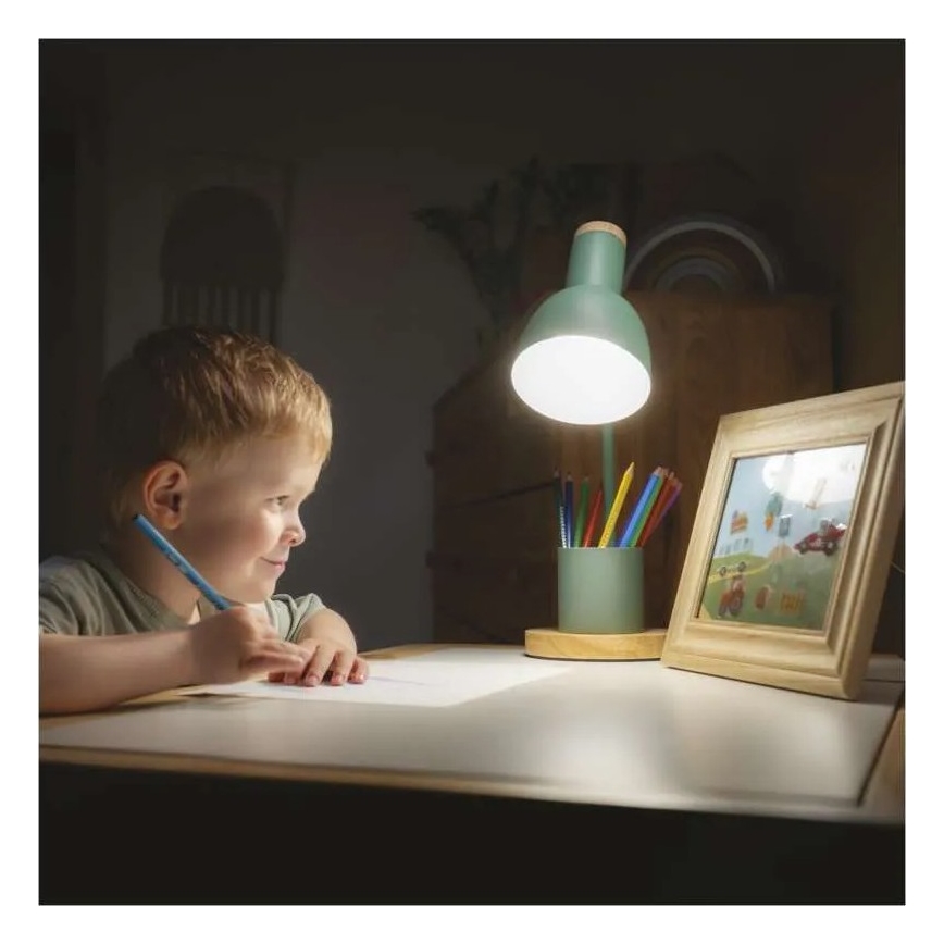 Lampe de table POPPY 1xE27/25W/230V verte