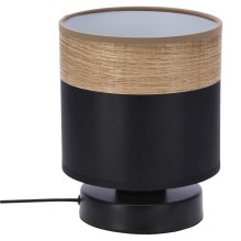 Lampe de table PORTO 1xE27/60W/230V noir/marron
