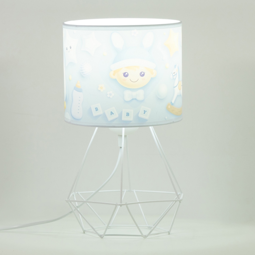 Lampe de table pour enfant KIDS ROOM 1xE27/60W/230V Ø 18 cm astronaute